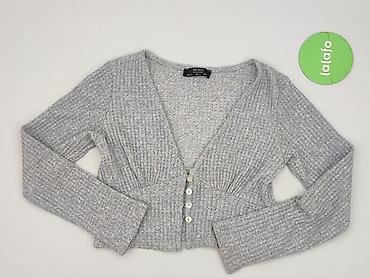 szara bluza pull and bear: Bershka, Kardigan damski, rozmiar S — 2