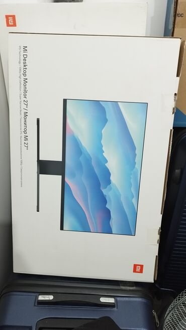 Monitorlar: 1=270 2 = 500 Xiaomi Mi Desktop Monitor 27 düymlük monitor. Ofis