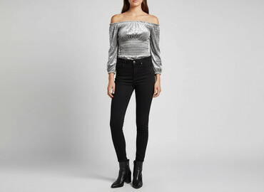 srebrne spódnice zara: H&M Divided, Сукня жіноча, розмір M