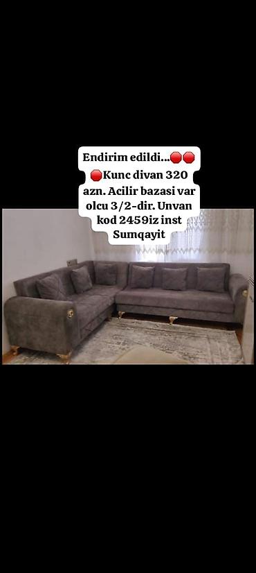 teze divanlar: Endirim edildi. 🛑🛑🛑Kunc divan 320 azn. Acilir bazasi var olcu — 1