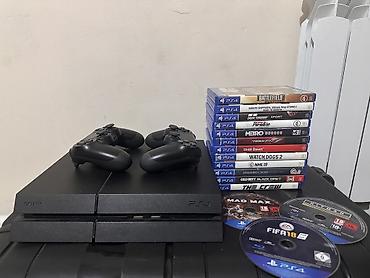 umd диски: Sony ps 4 с двумя джойстиками + fifa 18 диск Sony ps 4 в отличном — 1
