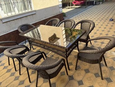 уличные качели: Бакча эмерек комплекти, Отургучтар, Ротанг