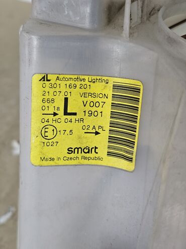 Передние фары: Передняя левая фара Умные 2003 г., Б/у, Оригинал, Германия — 11