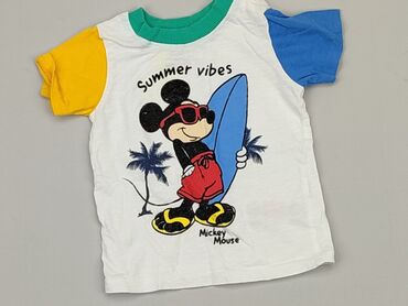 koszule chłopięce smyk: Koszulka, Disney, 6-9 m, stan - Dobry