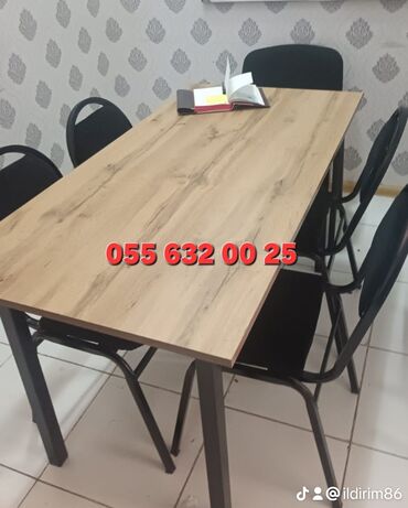 Bağ, çöl masa və oturacaq dəstləri: Yeni, Kvadrat masa, 4 stul, Açılmayan, Stullar ilə, Metal, Azərbaycan — 25