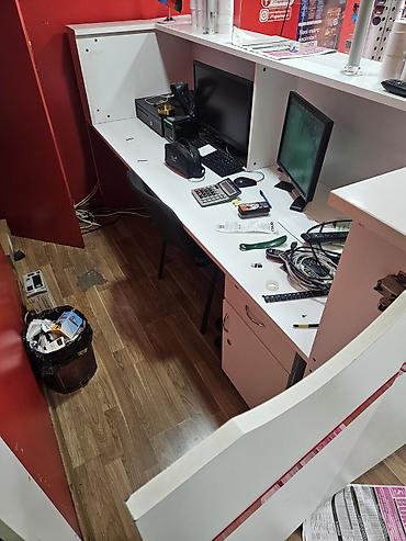 reception stolu satilir: Mağaza, ofis və xidmət məntəqələri üçün hazırlanmış kassa/resepsiyon — 3