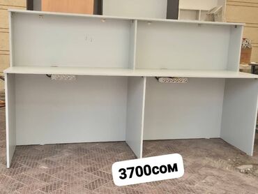 продам офисную мебель бу: Кеңсе үчүн үстөл, Колдонулган, Жөндөлбөй турган, түсү - Боз, ЛДСП, Өзү алып кетүү, Акылуу жеткирүү