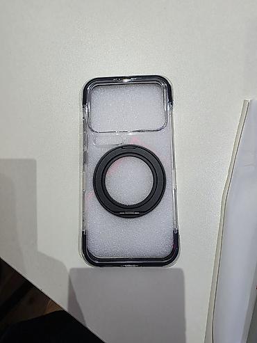 redmi note 7 kabro: Xiaomi 17 pro üçün Şəffaf qoruyucu telefon qabı – halqa/stand — 2