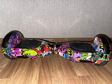гиря бишкек: Qraffiti dizaynlı elektrikli hoverboard (self-balancing skuter) - — 3