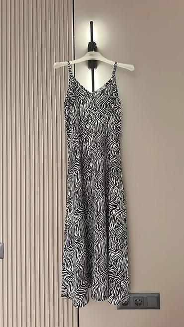 leopard 7: Повседневное платье, Лето, Длинная модель, Платье-комбинация, S, M — 2