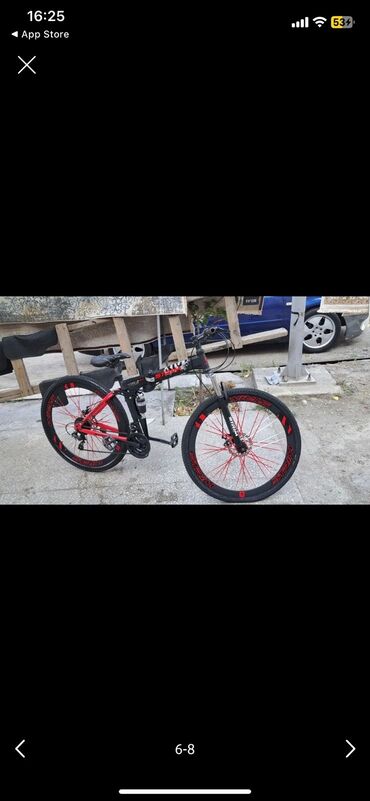 трехколесный велосипед для взрослых бишкек: İşlənmiş Şəhər velosipedi Adidas, 29", sürətlərin sayı: 10, Ödənişli çatdırılma, Rayonlara çatdırılma