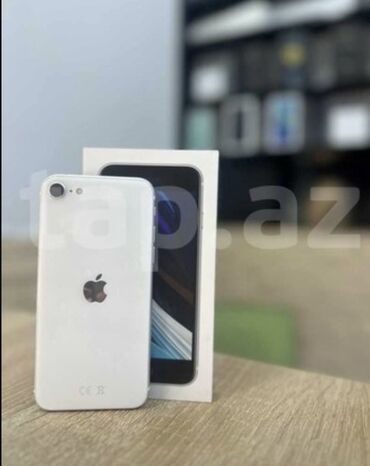 Elektronika: IPhone SE 2020, 64 GB, Ağ, Barmaq izi, Face ID, Sənədlərlə