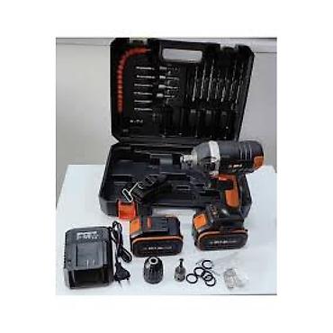 ev ucun nerdivanlar: WOKIN Akkumulyatorlu Drel və Qayka Burağan Dəsti – 20V (Model: 628112) — 1