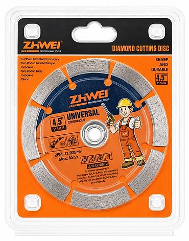 ucuz tavalar: ZHWEI Diamond Cutting Disc – Universal, Continuous - Ölçü: 4.5" (115 — 1