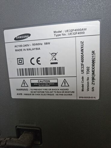 samsung lcd 32: Телевизор Samsung HD 32''
Полностью рабочий, есть 1 битый пиксель