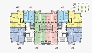 под вкуп: 3 комнаты, 137 м², Асанбай мкр Элитка, 2 этаж, ПСО (под самоотделку) — 3