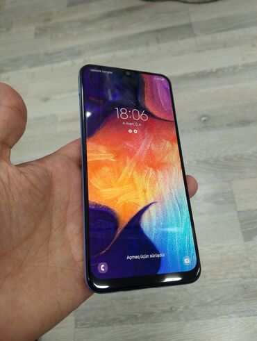 Samsung: Samsung Galaxy A50, 64 GB, rəng - Ağ, Zəmanət