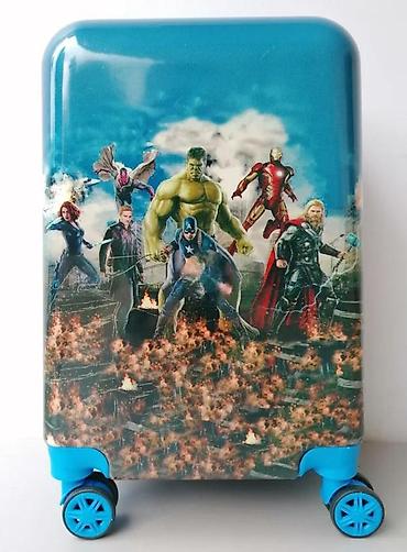 Rančevi, torbe i koferi: Dečji set kofera sa superherojskom tematikom (2 kom) - Dizajn: tvrde — 2