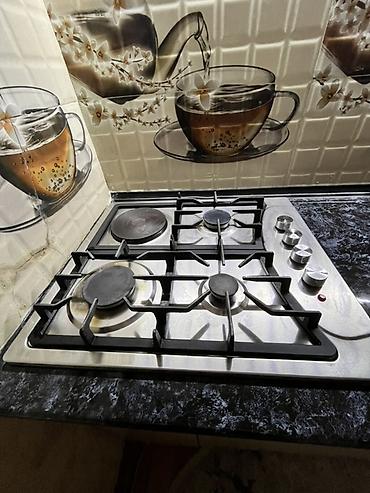 islenmis qaz sobalari: Quraşdırılan qaz-elektrik qarışıq plitə - 60 sm-lik inteqrasiya — 1