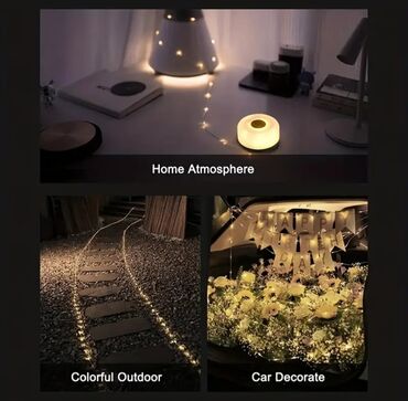 Torşerlər: Dairəvi formalı, isti işıq saçan, simli işıq dəsti. Bu dəstəyə daxil — 11