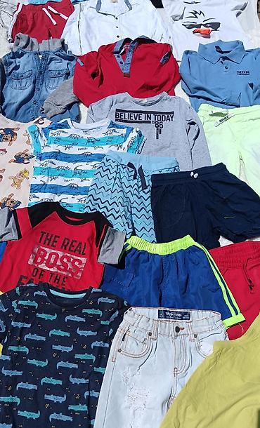 patike do 5000 dinara: Veliki paket dečije garderobe za dečaka (otprilike 4–5 god preko 40 — 1