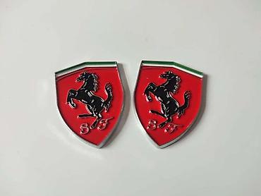 icon majce: NATPIS PLOČICA U PARU ZA FERRARI CALIFORNIA, DAYTONA, MONDIAL . | — 2