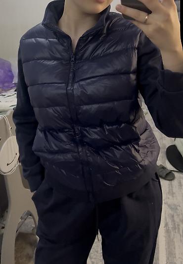 Спортивные костюмы: Женская двойка moncler в темно-синем цвете. Размер стандарт, совсем — 5