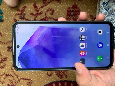 телефон а55: Samsung Galaxy A55, Новый, 128 ГБ, цвет - Фиолетовый