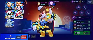 qas permanent: Brawl Stars hesabı – yüksək səviyyəli döyüşçülər və nadir kostyumlar — 5