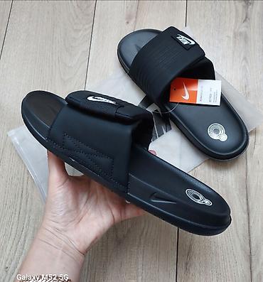 шлепка найк: Мужские сандалии, 44, Nike, Новый, цвет - Черный, Самовывоз — 4