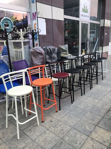 Restoran mebeli: Bar oturacaqlari zavod istehsalidir qalin demirlidir oturacaq hisse — 7
