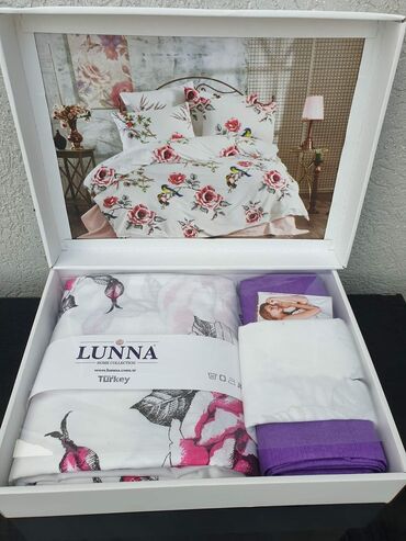 Posteljina: LUNA POSTELJINE CENA: 3100 DIN Materijal: 100% pamuk Komplet — 11