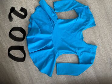 одежда для гимнастики: Купальник голубой- (3-4года) Купальник черный (5-7лет) сост