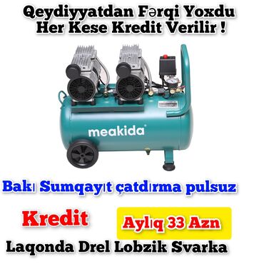 Qaynaq, svarka aparatları: ⚡✅Kampressor Kreditle ✅ ✅Kredit tək şəxsiyyət vəsiqəsi ilə Ünvana