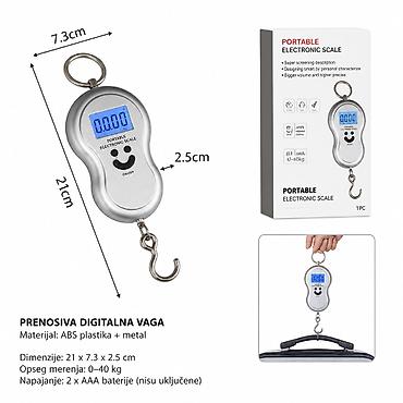 KMT Elektronska viseća vaga 5406906 Prenosiva digitalna vaga za