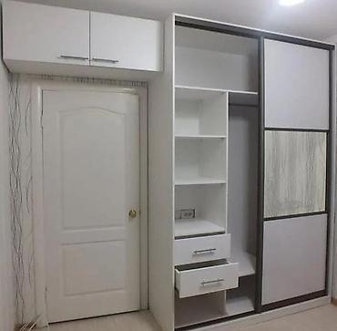 ayna qapi: Yeni, 2 qapılı, Güzgülü, Ağ, Kupe, Düz dolab — 6