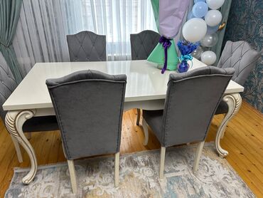 ремонт кухни в хрущевке: 6 eded stul ile birge masin boyali masa desti satilir isdiyen olsa