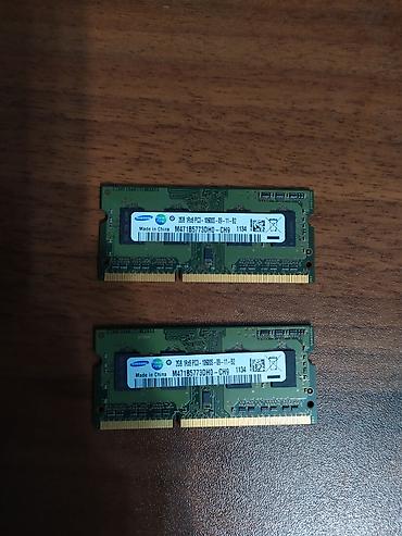 Ноутбуки и аксессуары: Samsung SO-DIMM DDR3 2 ГБ 2 штуки цена за 2 штуки Samsung Тип — 3