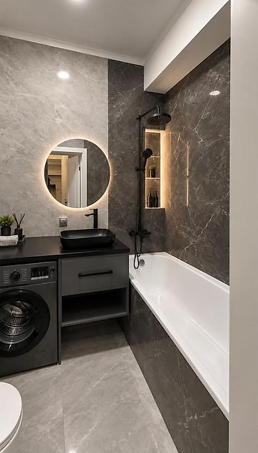 Продажа квартир: 3 комнаты, 90 м², Асанбай мкр Элитка, 12 этаж, Дизайнерский ремонт — 7