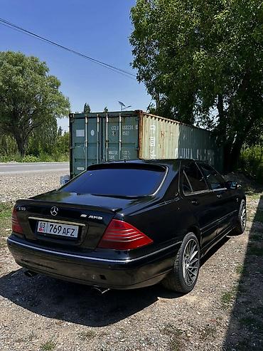 Mercedes-Benz: Mercedes-Benz S-class AMG: 2001 г., 5.5 л, Автомат, Бензин, Седан at lalafo.kg — 2 Mercedes-Benz: Mercedes-Benz S-class AMG: 2001 г., 5.5 л, Автомат, Бензин, Седан — 2