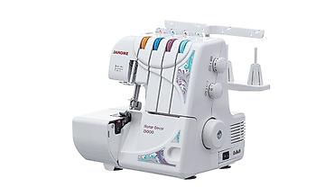 Оборудование для швейных цехов: JANOME HomeDecor 1300D — 3/4‑ниточный оверлок для аккуратной обработки — 1