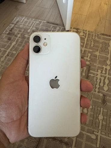 apple max: IPhone 11, Б/у, 64 ГБ, Белый, Защитное стекло, 100 % — 1