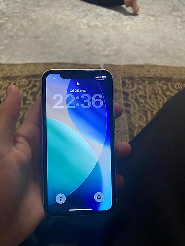 Apple iPhone: IPhone 11, Б/у, 128 ГБ, Белый, Чехол, 72 % — 1