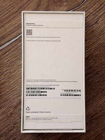 обмен на айфон 6с: IPhone 17 Pro, Б/у, 256 ГБ, Оранжевый, Защитное стекло, Чехол, Кабель, 90 % — 10