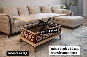 90: Transformer masa – qaldırılan üstlü, daxili bölməli funksional — 1