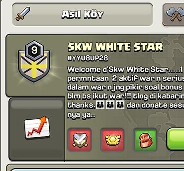 nintendo switch 3 lite: Məhsul/Xidmət: Clash of Clans klanı – “SKW WHITE STAR” Təsvir: - Klan — 1