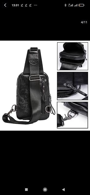 Барсетки: Продаю Барсетку из натуральной кожи покупал 6500 сом ручная работа — 10