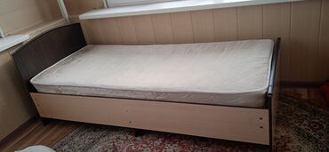 2 местный кровать: Односпальная Кровать, Б/у