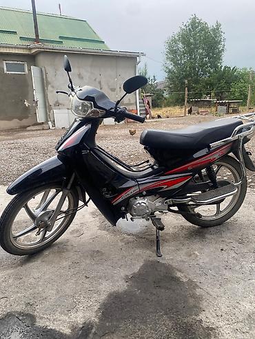 haval dargo: Мопед (подходит под класс «Cub/Underbone»), черный с красно‑серой — 5
