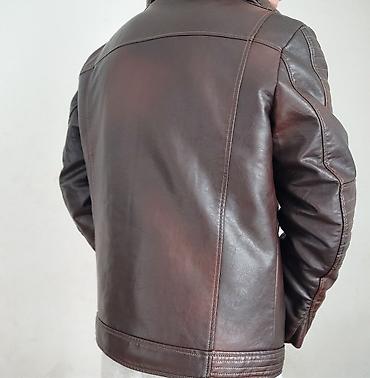 Куртки: Кожаная куртка новая — 1